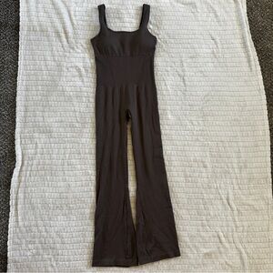 Brown Sleeveless Jumpsuit women’s medium